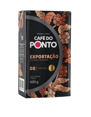 TORRADO E MOÍDO CAFÉ DO PONTO EXPORTAÇÃO 500G VÁCUO
