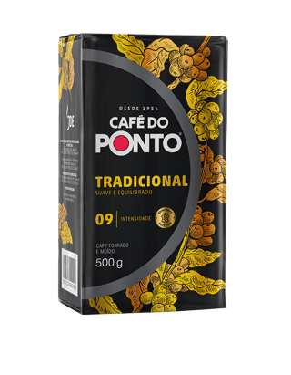 TORRADO E MOÍDO CAFÉ DO PONTO TRADICIONAL 500G VÁCUO